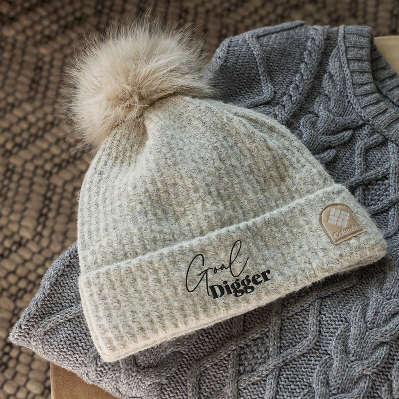 Goal Digger Columbia Pom-Pom Beanie