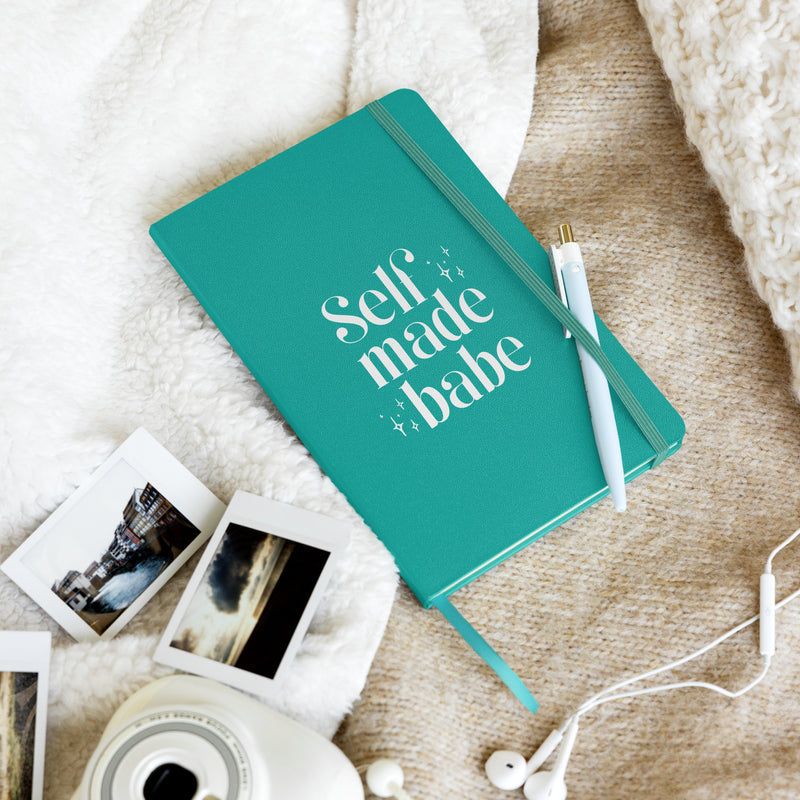 Self Made Babe Hardcover Bound Notebook