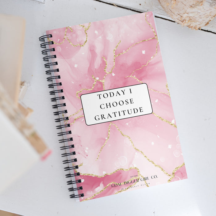 Today I Choose Gratitude Spiral Notebook