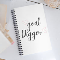 Goal Digger Spiral Notebook