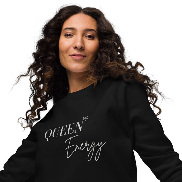 Queen Energy Unisex Organic Raglan Sweatshirt