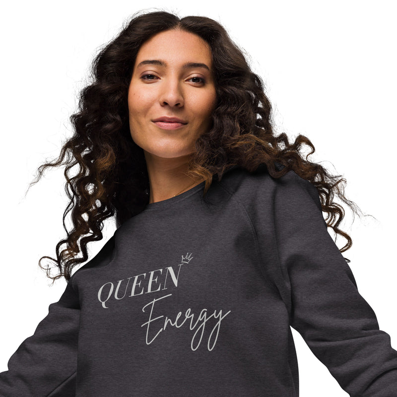 Queen Energy Unisex Organic Raglan Sweatshirt