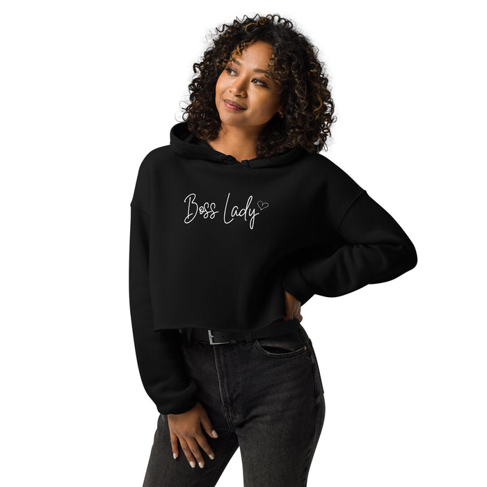 Boss Lady Crop Hoodie