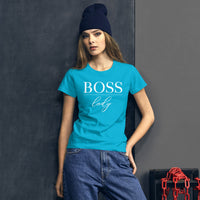 Boss Lady Women's Short Sleeve Fitted T-Shirt