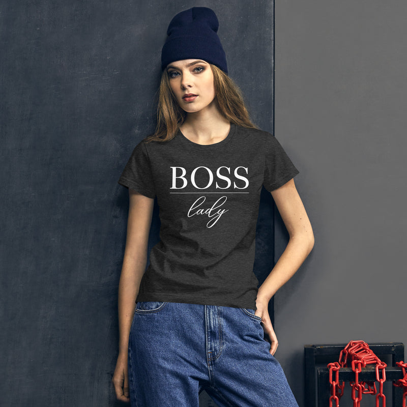 Boss Lady Women's Short Sleeve Fitted T-Shirt