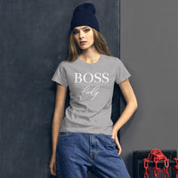 Boss Lady Women's Short Sleeve Fitted T-Shirt