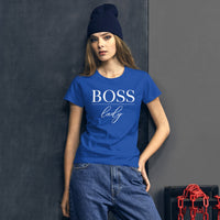 Boss Lady Women's Short Sleeve Fitted T-Shirt