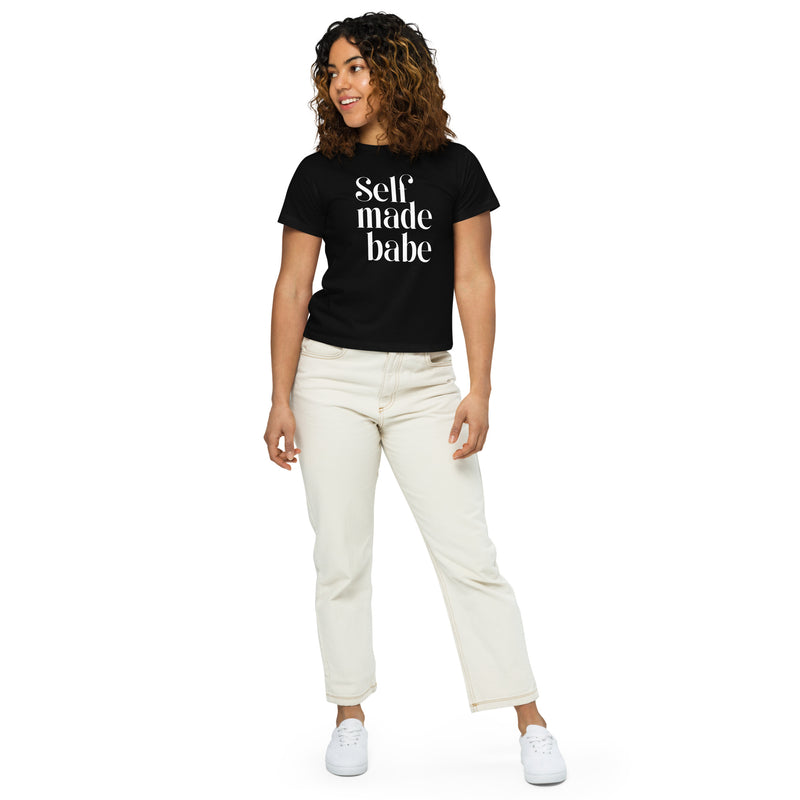 Self Made Babe Women’s High-Waisted T-Shirt