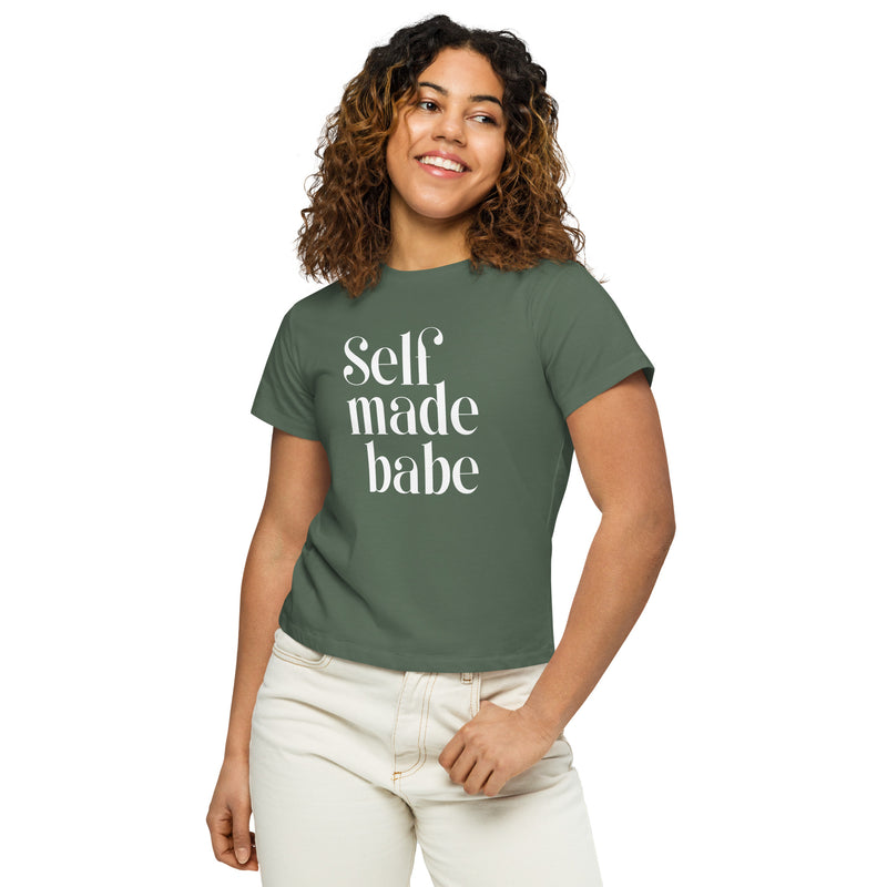 Self Made Babe Women’s High-Waisted T-Shirt