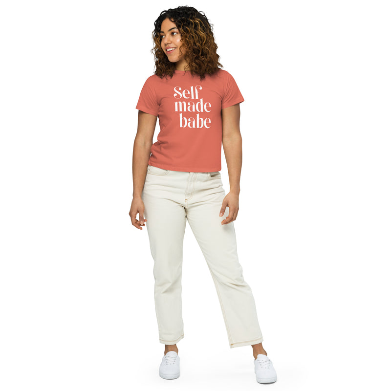 Self Made Babe Women’s High-Waisted T-Shirt