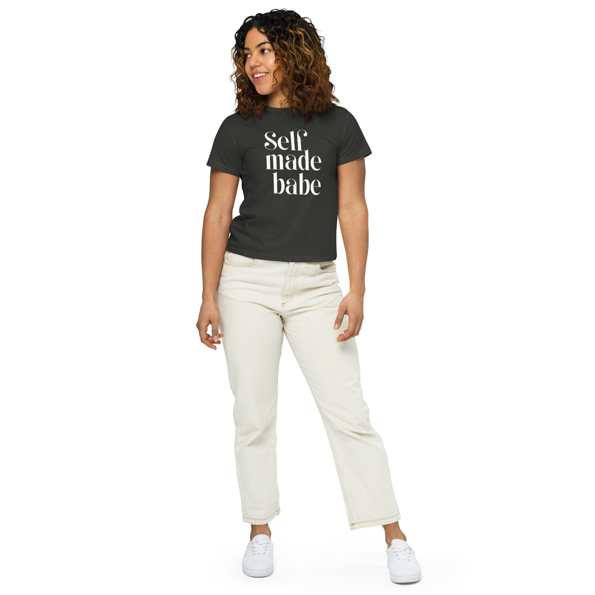 Self Made Babe Women’s High-Waisted T-Shirt