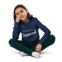 Shine Bright Like a Diamond Youth Long Sleeve Tee