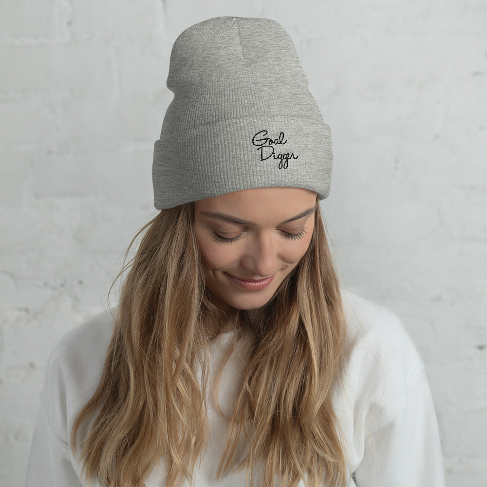 Goal Digger Cuffed Beanie