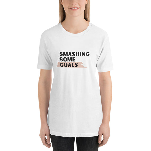 "Smashing Some Goals", Short-Sleeve Unisex T-Shirt