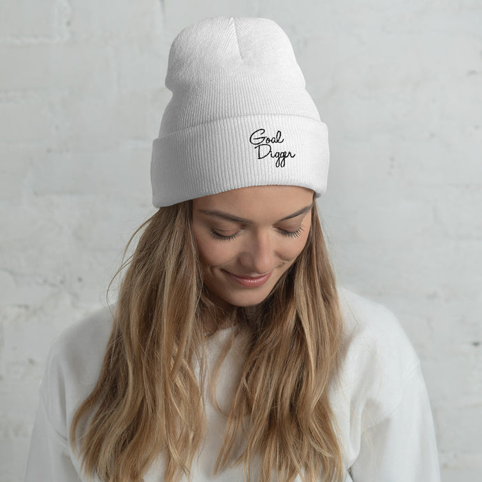 Goal Digger Cuffed Beanie