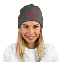 Elephant Sisters Pom-Pom Beanie