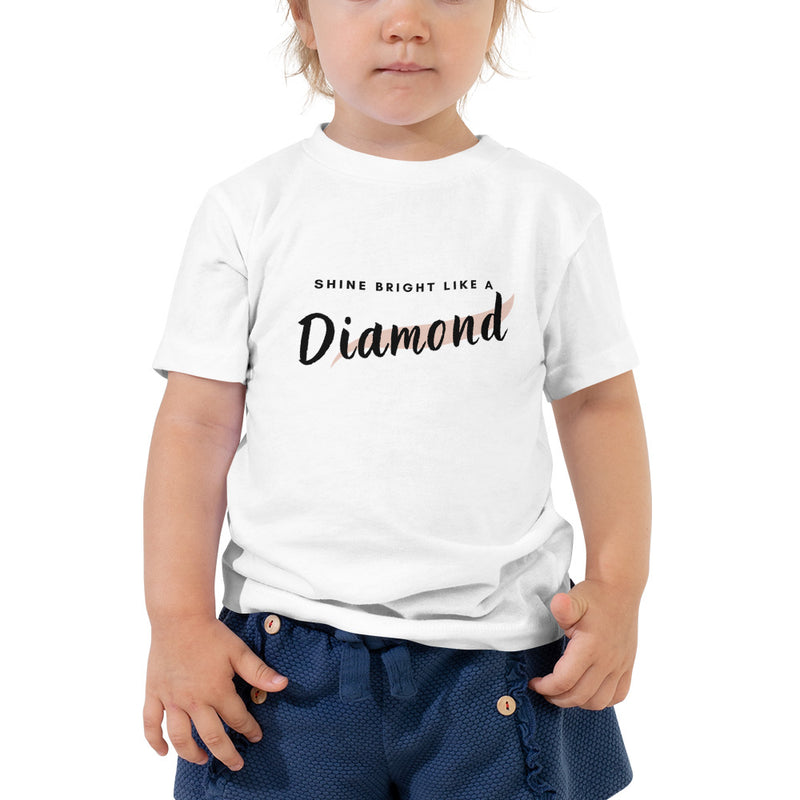 Shine Bright like a Diamond Toddler Short Sleeve Tee