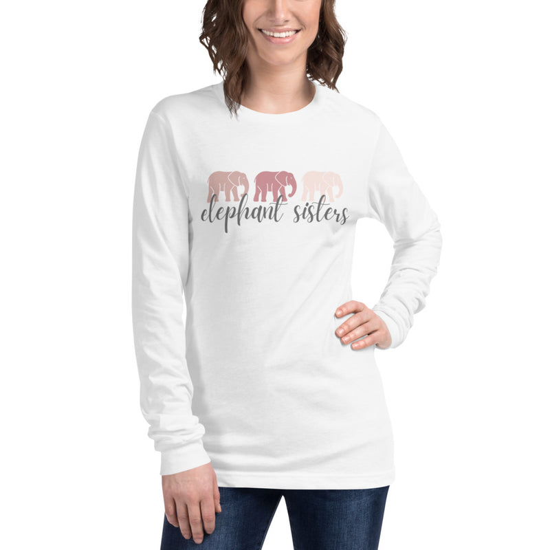 Elephant Sisters Unisex Long Sleeve Tee