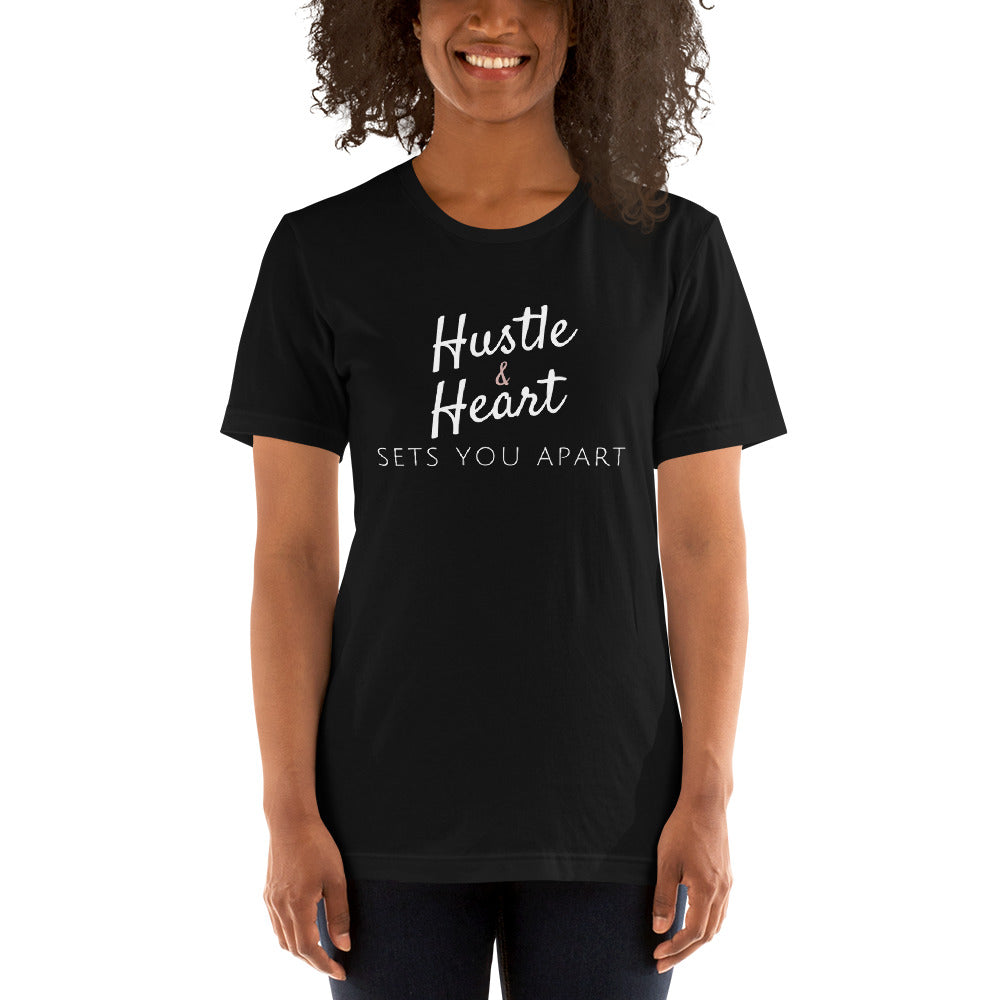 Hustle & Heart Short-Sleeve Unisex T-Shirt