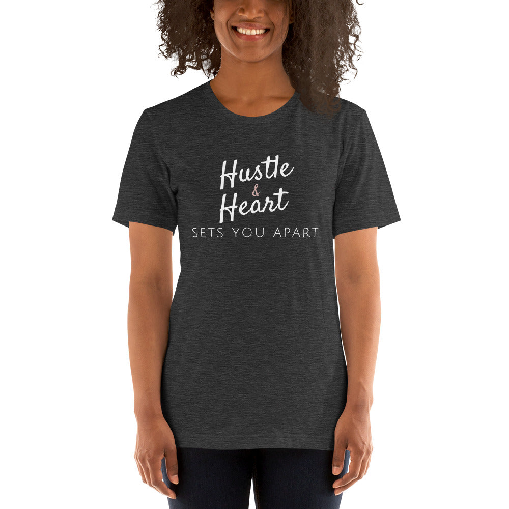 Hustle & Heart Short-Sleeve Unisex T-Shirt