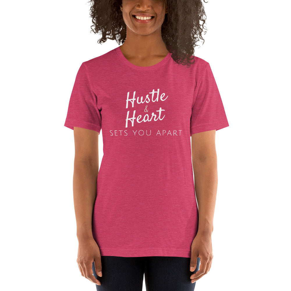 Hustle & Heart Short-Sleeve Unisex T-Shirt