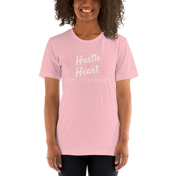 "Hustle & Heart", Short-Sleeve Unisex T-Shirt